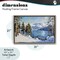 Stupell Industries Winter Mountain Lake Floating Frame, design by Petal Prints Design